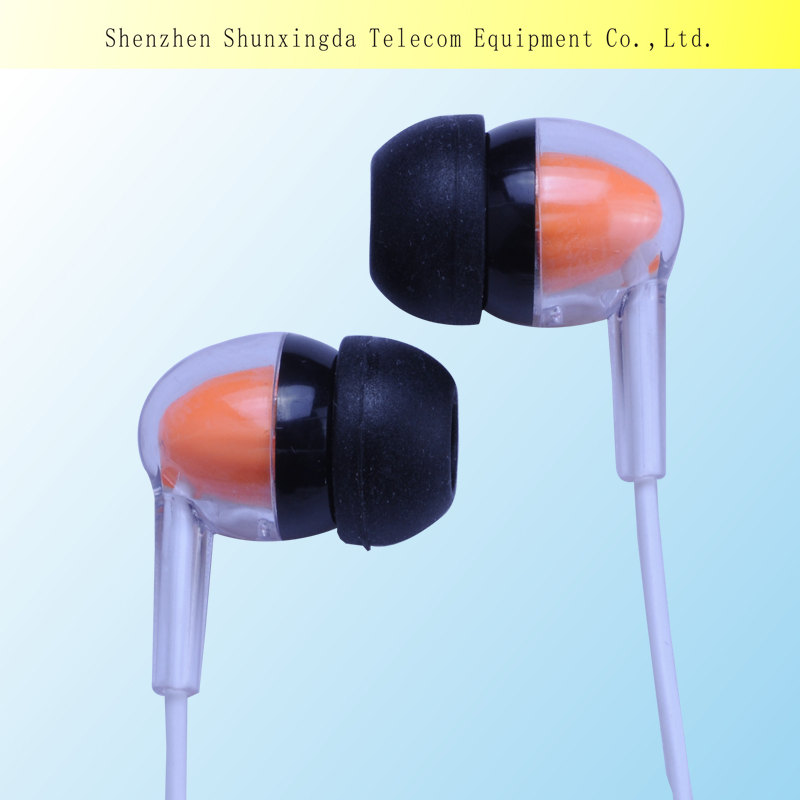 fashion plastic earphone