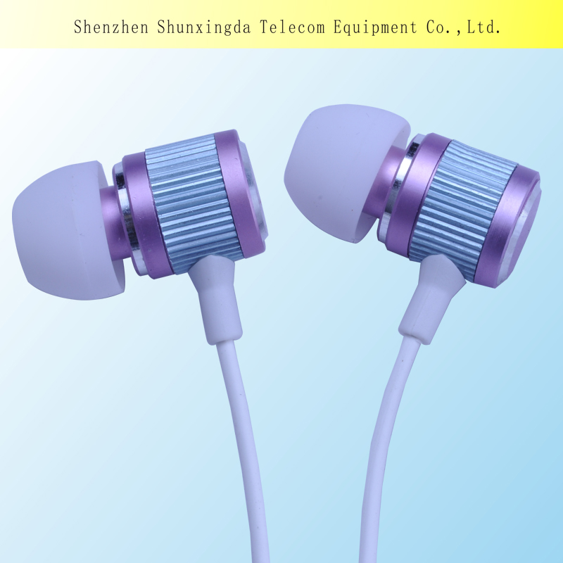 fashion metal earphone